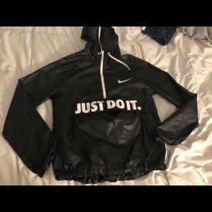 NIKE JUST DO IT HOODED WINDBREAKER